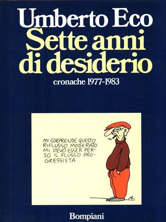 Sette anni di desiderio - Umberto Eco - copertina