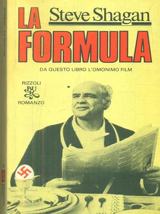 La formula - Steve Shagan - copertina