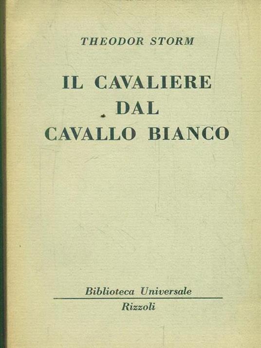 Il cavaliere dal cavallo bianco - Theodor Storm - copertina