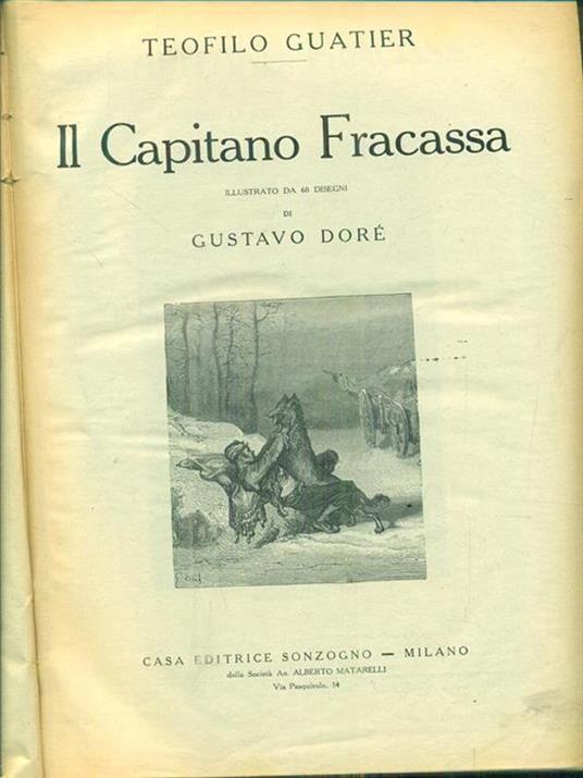 Il capitano Fracassa - Théophile Gautier - copertina