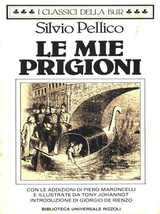 Le mie prigioni - Silvio Pellico - copertina