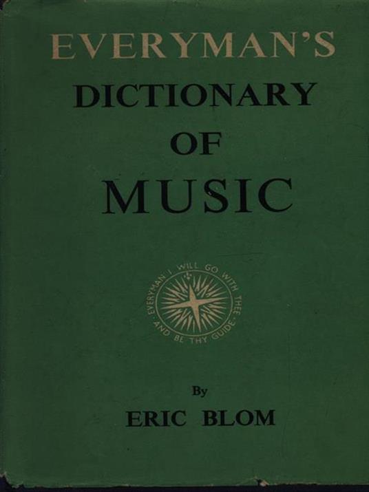 Everyman's dictionary of music - copertina
