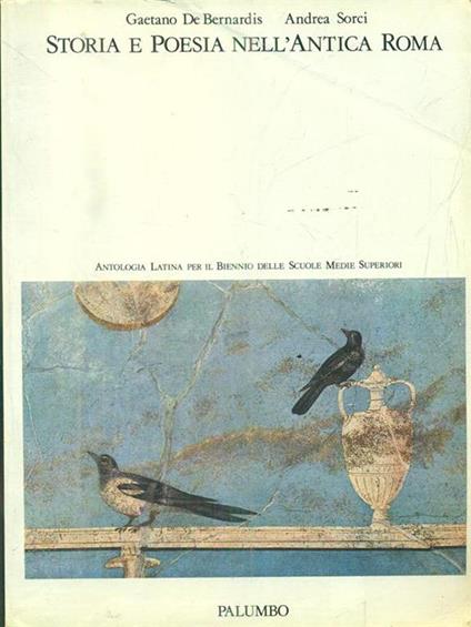 Storia e poesia nell'antica roma - copertina