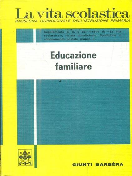 Educazione familiare - copertina