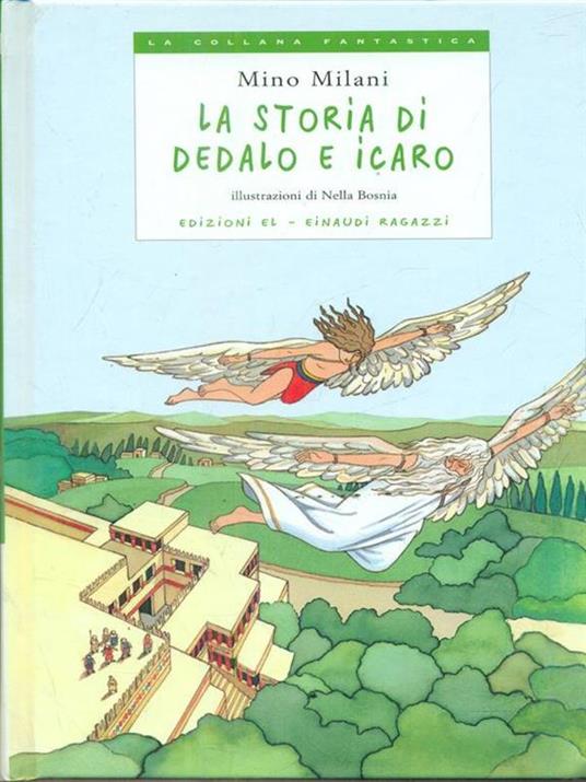 La storia di Dedalo e Icaro - Mino Milani - copertina