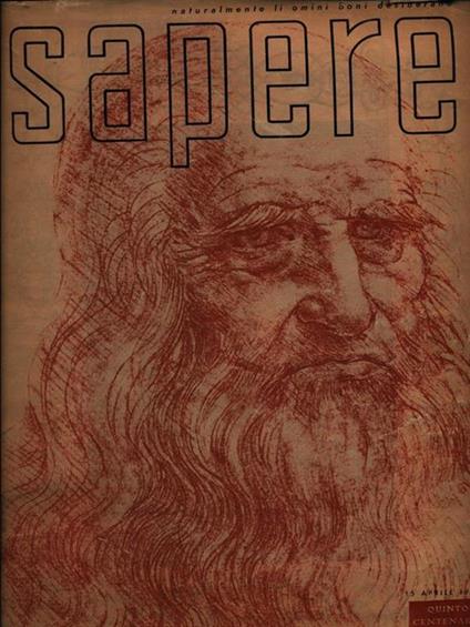 Sapere 15 aprile 1952 - copertina
