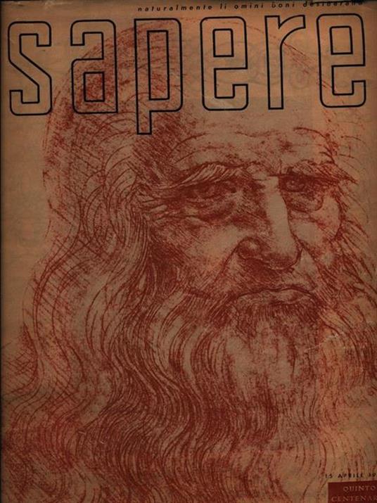 Sapere 15 aprile 1952 - copertina
