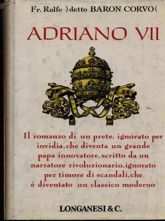 Adriano VII - Frederick Rolfe - copertina