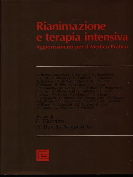 Rianimazione e terapia intensiva - copertina