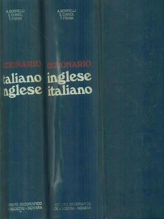 Dizionario Inglese-italiano Italiano-Inglese. 2 volumi - copertina
