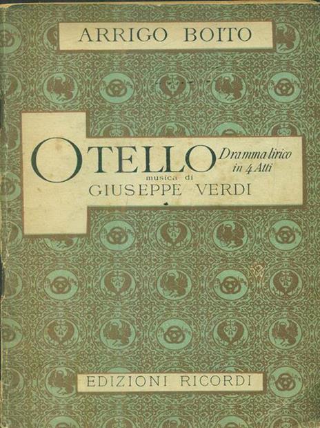 Otello - Arrigo Boito - copertina