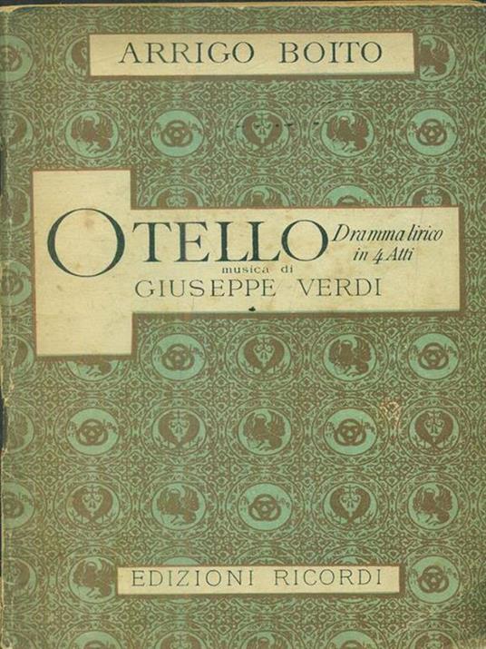 Otello - Arrigo Boito - copertina
