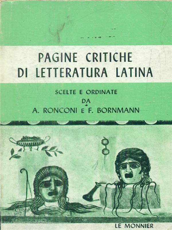 Pagine critiche di letteratura latina