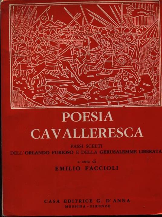 Poesia cavalleresca - Emilio Faccioli - 2