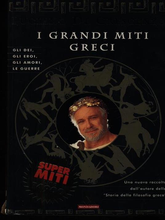 I grandi miti greci - Luciano De Crescenzo - copertina