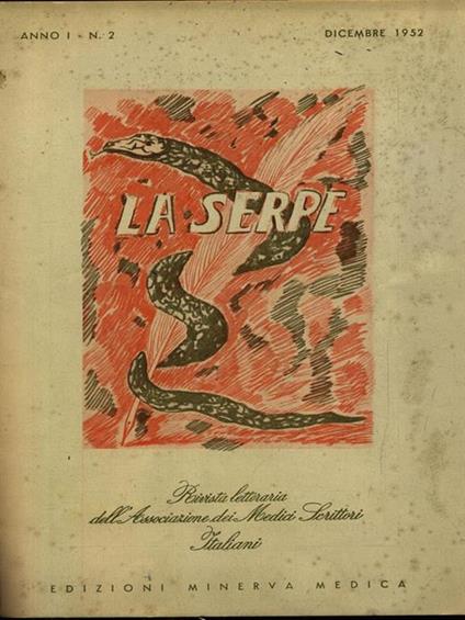 La serpe n. 2/dicembre 1952 - copertina