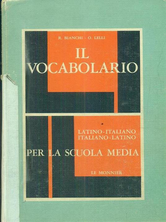 Dizionario latino-italiano; italiano-latino
