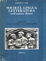 Società lingua letteratura nell'antica Roma. Volume III