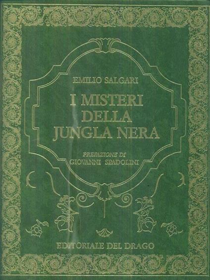 I misteri della Jungla nera - Emilio Salgari - copertina