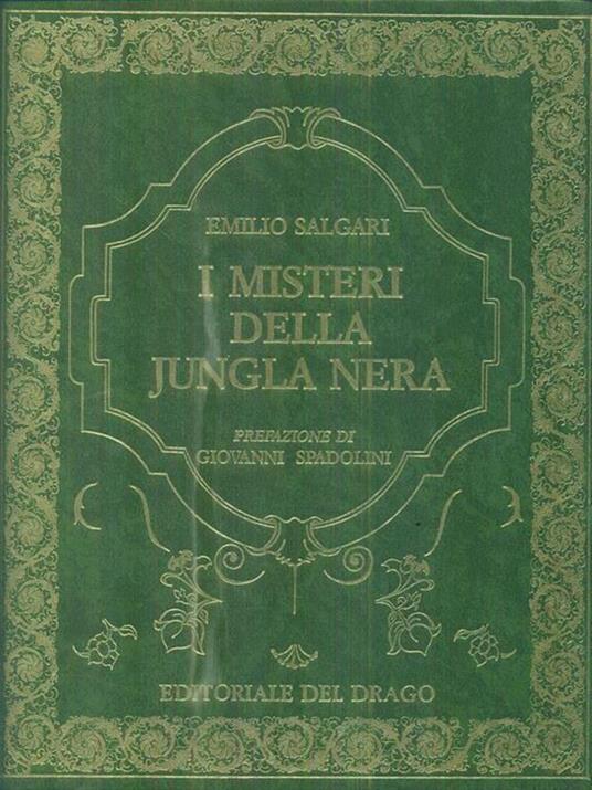 I misteri della Jungla nera - Emilio Salgari - copertina