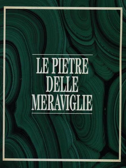 Le pietre delle meraviglie - copertina