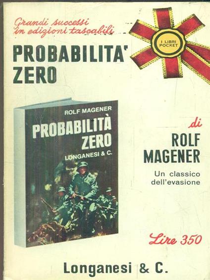 Probabilità zero - Rolf Magener - copertina