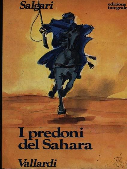I predoni del Sahara - Emilio Salgari - copertina