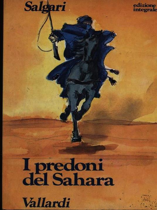 I predoni del Sahara - Emilio Salgari - copertina