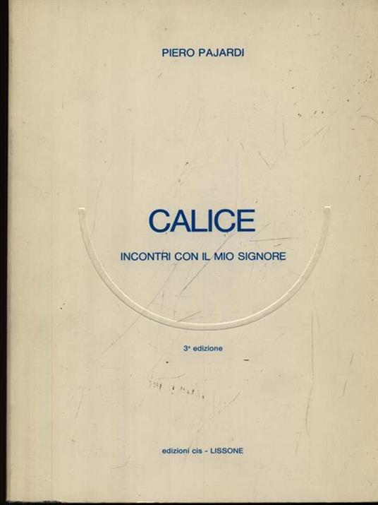 Calice - Piero Pajardi - copertina