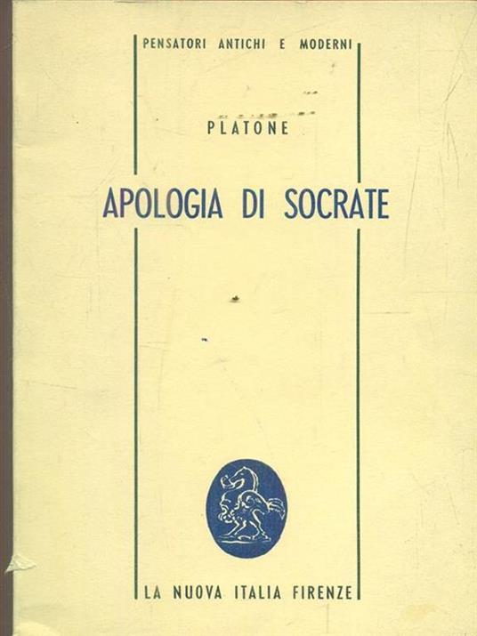 Apologia di Socrate - Platone - copertina