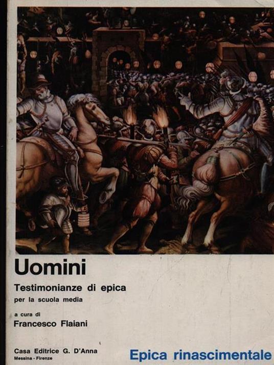 Epica rinascimentale - copertina