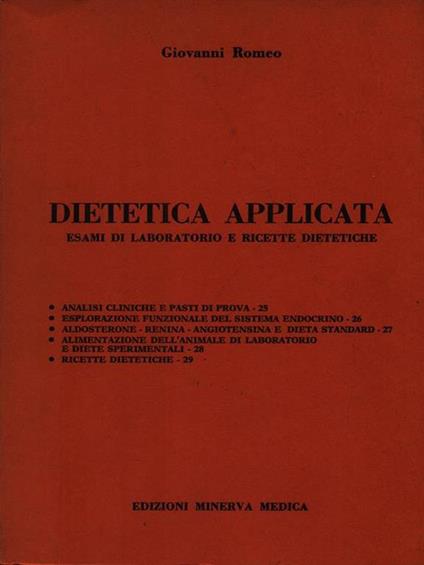 Dietetica applicata vol. 4 - Giovanni Romeo - copertina