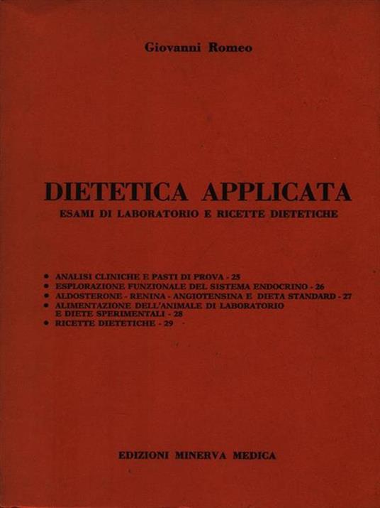 Dietetica applicata vol. 4 - Giovanni Romeo - copertina