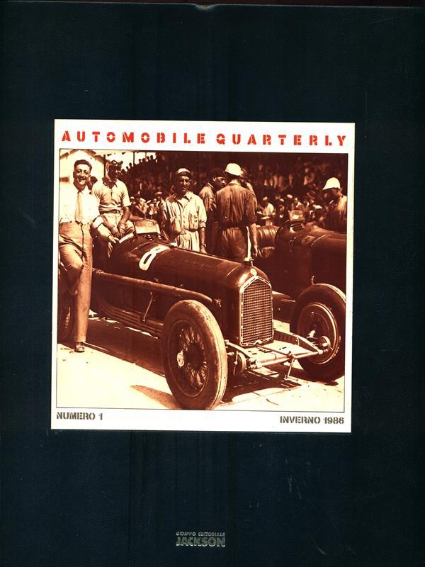 Automobile Quarterly. Numero 1 Inverno 1986