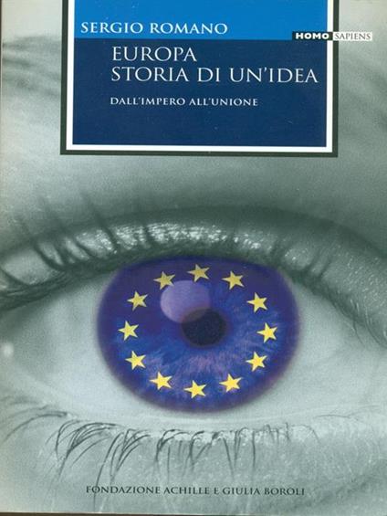 Europa storia di un'idea - Sergio Romano - copertina