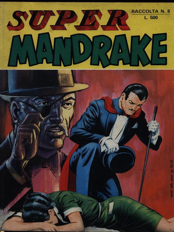 Super Mandrake Raccolta n. 8