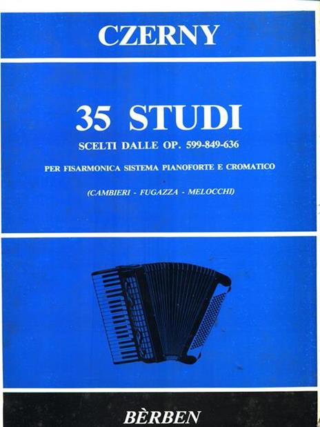 35 Studi scelti dalle Op. 599-849-636 - Carl Czerny - copertina