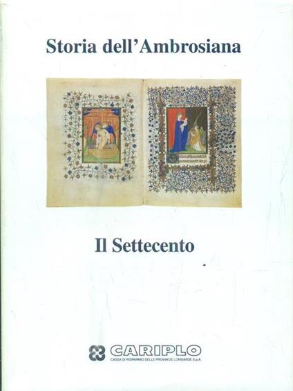 Storia dell'Ambrosiana. Il Settecento - copertina