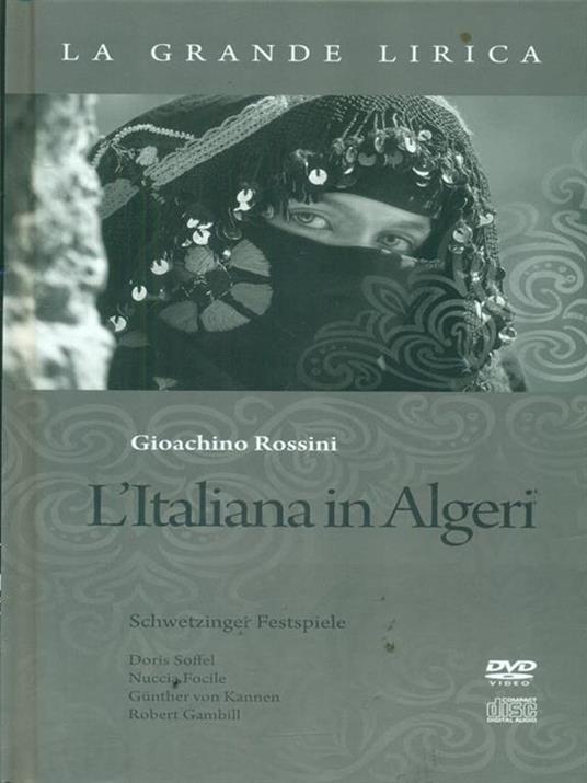 L' italiana in Algeri. Libro + CD + DVD - copertina