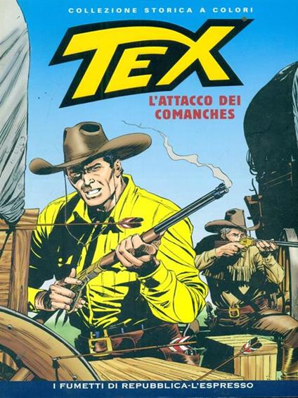 Tex 113 L'attacco dei Comanches - Gianluigi Bonelli - copertina