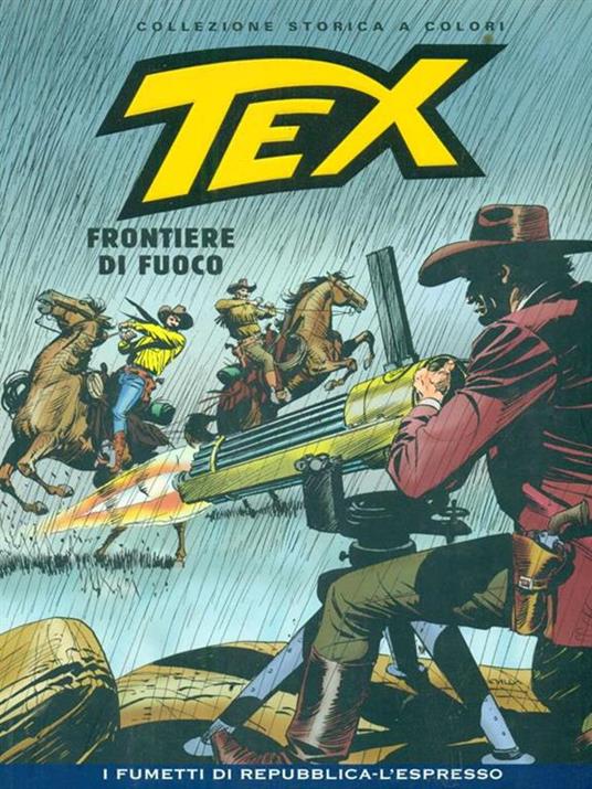 Tex 93 Frontiere di fuoco - Gianluigi Bonelli - copertina