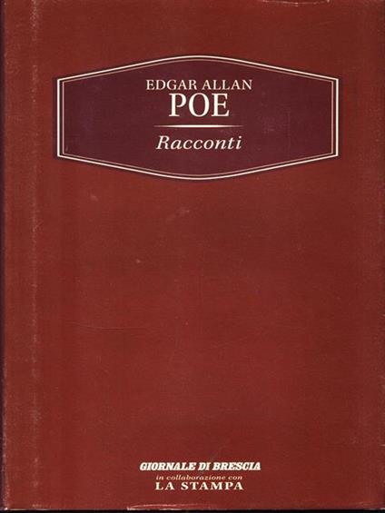Racconti - Edgar Allan Poe - copertina