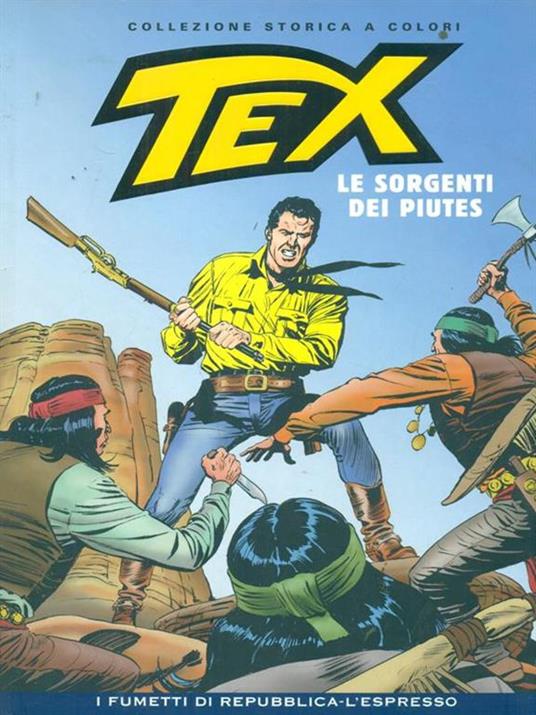 Tex 73 Le sorgenti dei Piutes - Gianluigi Bonelli - copertina