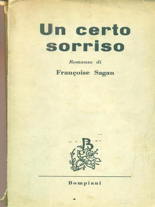 Un certo sorriso - Françoise Sagan - copertina