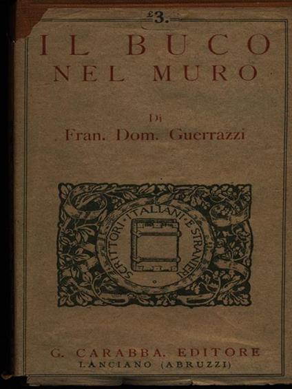 Il buco nel muro - Francesco D. Guerrazzi - copertina