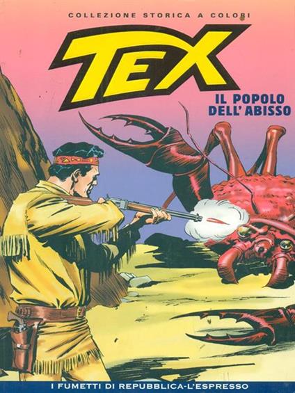 Tex 24 Il popolo dell'abisso - Gianluigi Bonelli - copertina