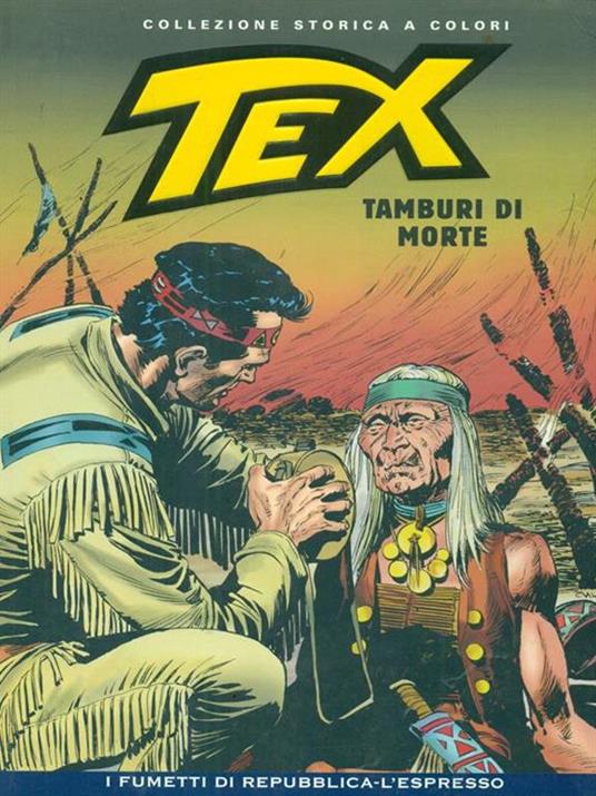 Tex 84 Tamburi di morte - Gianluigi Bonelli - copertina