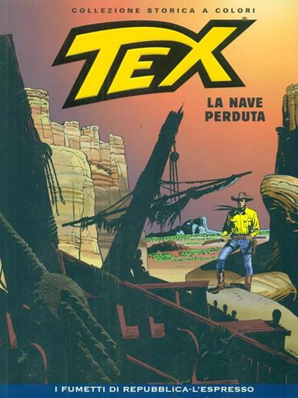 Tex 133 La nave perduta - Gianluigi Bonelli - copertina