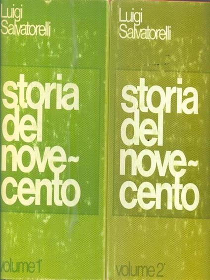 Storia del Novecento. 2 volumi - Luigi Salvatorelli - copertina