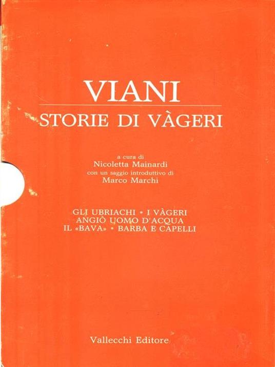 Storie di Vageri. 2 Volumi - Lorenzo Viani - copertina